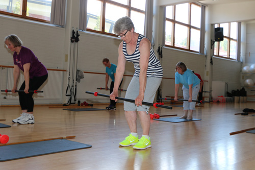 Old Women Fitness workout