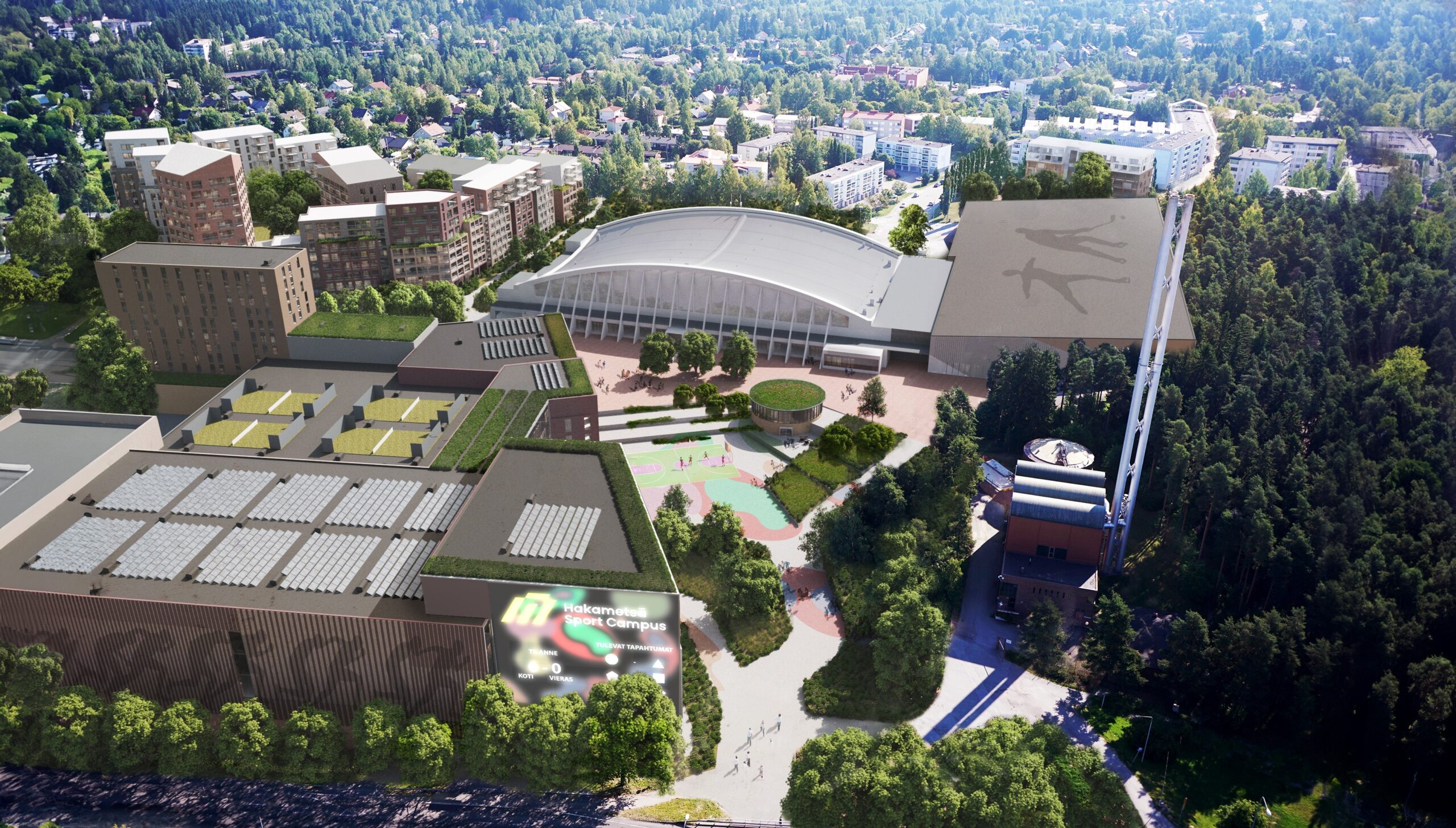 Hakametsä Sport Campus etenee: operointimallin kehittäminen yhteistyössä Talo Events Oy:n ja Varalan urheiluopiston kanssa alkaa