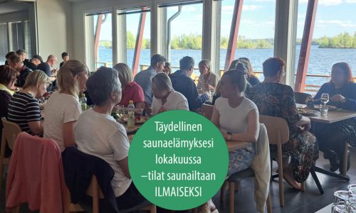 Täydellinen saunaelämyksesi lokakuussa –tilat saunailtaan ILMAISEKSI