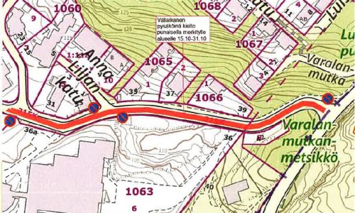 Tampereen kaupunki suorittaa sähkö-, katuvalo-, ja kuituverkon saneeraustöitä Varalankadulla 15.-31.10.2025.
